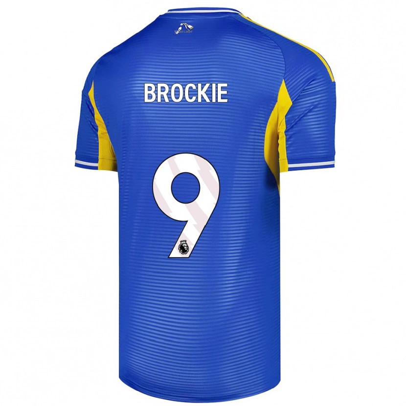 Danxen Herren Devon Brockie #9 Blau Gelb Auswärtstrikot Trikot 2025/26 T-Shirt Schweiz