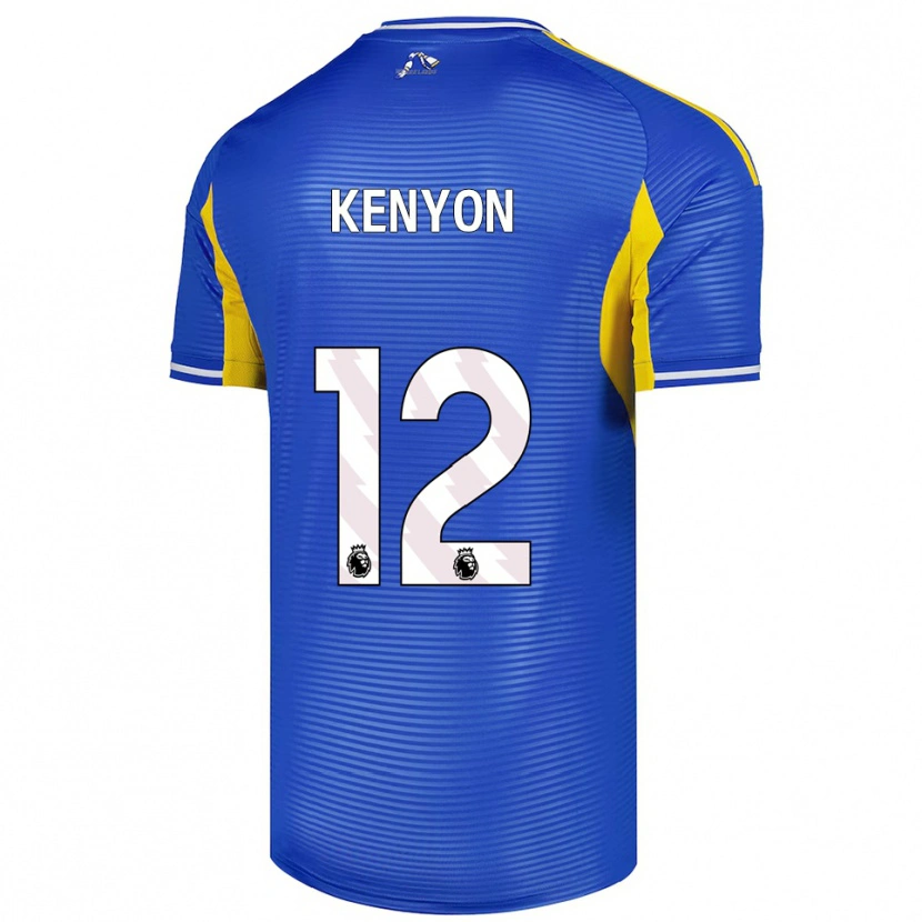 Danxen Herren George Kenyon #12 Blau Gelb Auswärtstrikot Trikot 2025/26 T-Shirt Schweiz