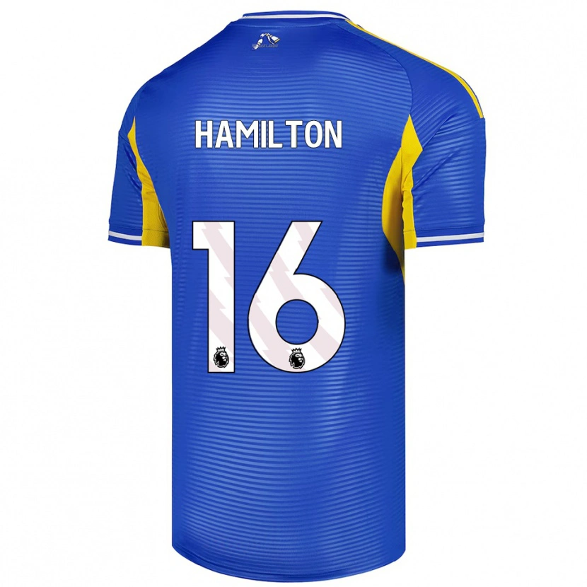 Danxen Herren Joshua Hamilton #16 Blau Gelb Auswärtstrikot Trikot 2025/26 T-Shirt Schweiz