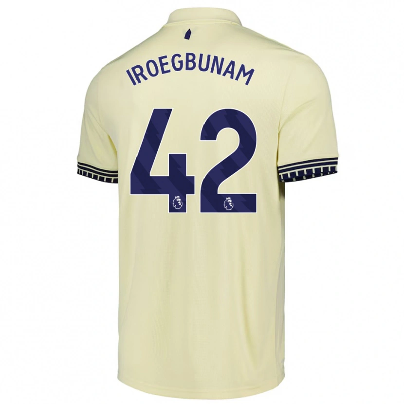 Danxen Herren Tim Iroegbunam #42 Creme Weiß Schwarz Auswärtstrikot Trikot 2025/26 T-Shirt Schweiz