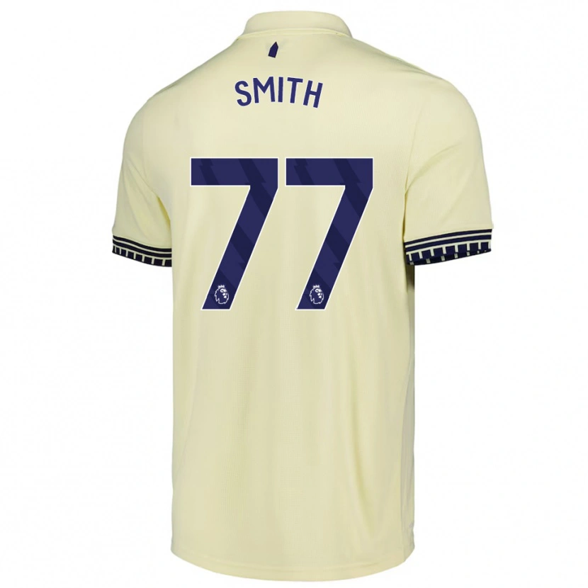 Danxen Herren Odin Samuels-Smith #77 Creme Weiß Schwarz Auswärtstrikot Trikot 2025/26 T-Shirt Schweiz