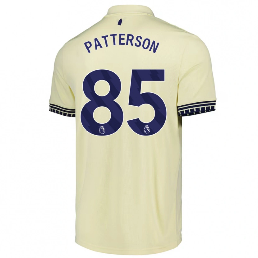 Danxen Herren Jack Patterson #85 Creme Weiß Schwarz Auswärtstrikot Trikot 2025/26 T-Shirt Schweiz