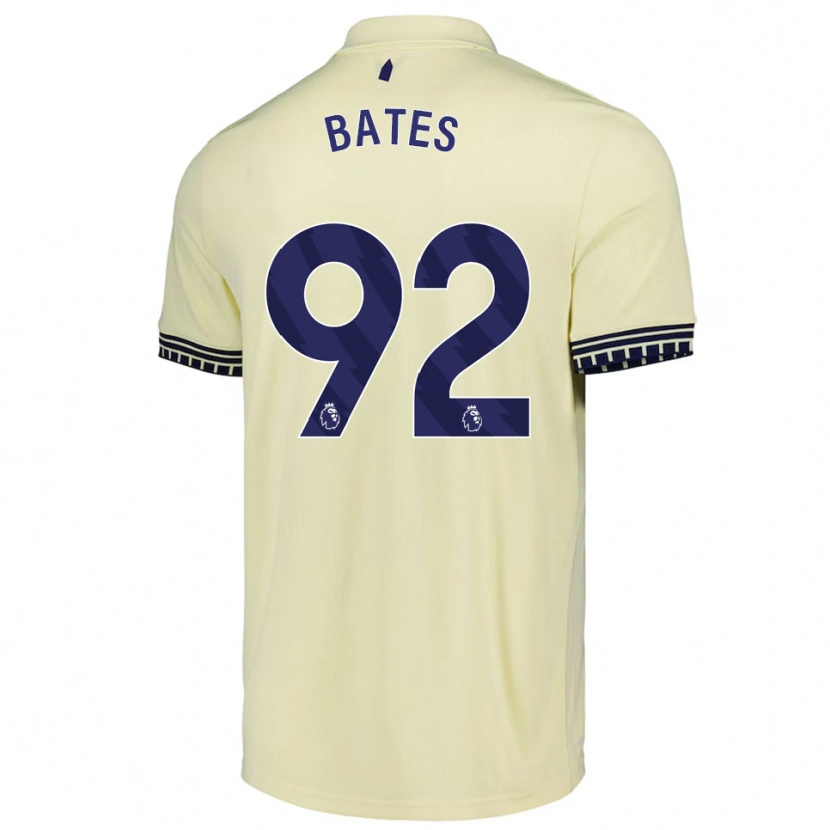 Danxen Herren Callum Bates #92 Creme Weiß Schwarz Auswärtstrikot Trikot 2025/26 T-Shirt Schweiz