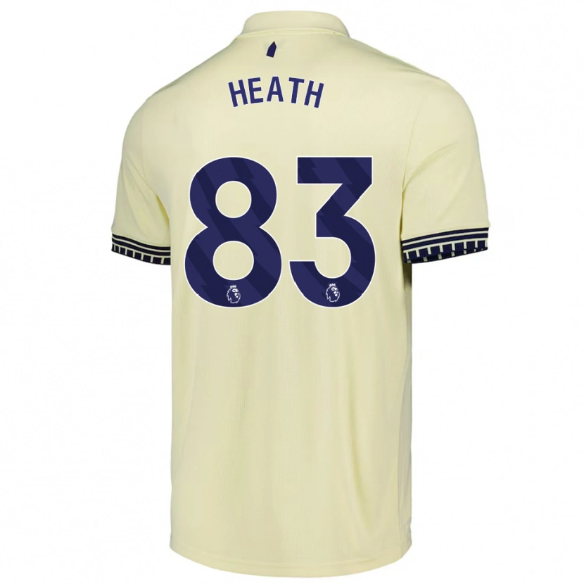 Danxen Herren Isaac Heath #83 Creme Weiß Schwarz Auswärtstrikot Trikot 2025/26 T-Shirt Schweiz