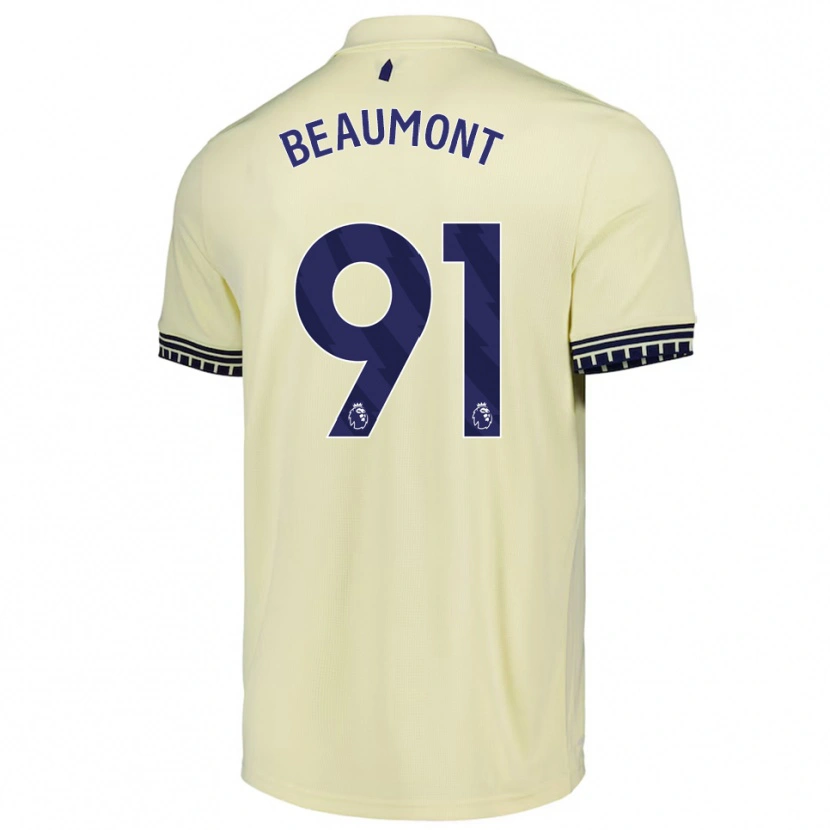 Danxen Herren Jacob Beaumont-Clark #91 Creme Weiß Schwarz Auswärtstrikot Trikot 2025/26 T-Shirt Schweiz