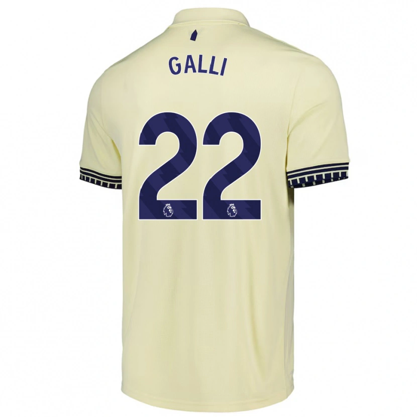 Danxen Herren Aurora Galli #22 Creme Weiß Schwarz Auswärtstrikot Trikot 2025/26 T-Shirt Schweiz