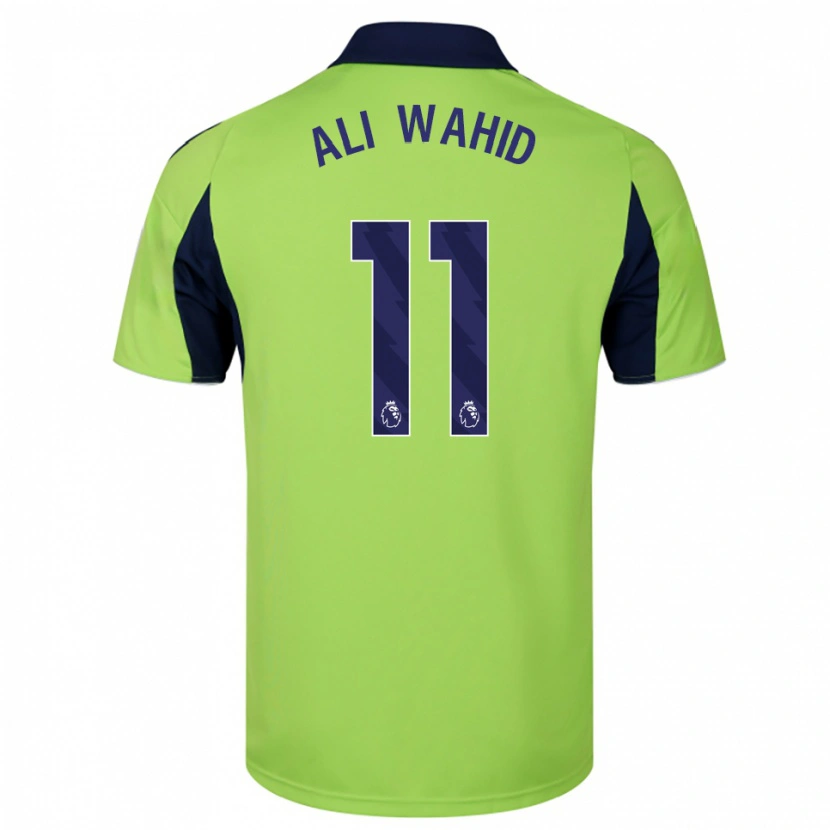 Danxen Herren Farhaan Ali Wahid #11 Grün Marineblau Weiß Auswärtstrikot Trikot 2025/26 T-Shirt Schweiz