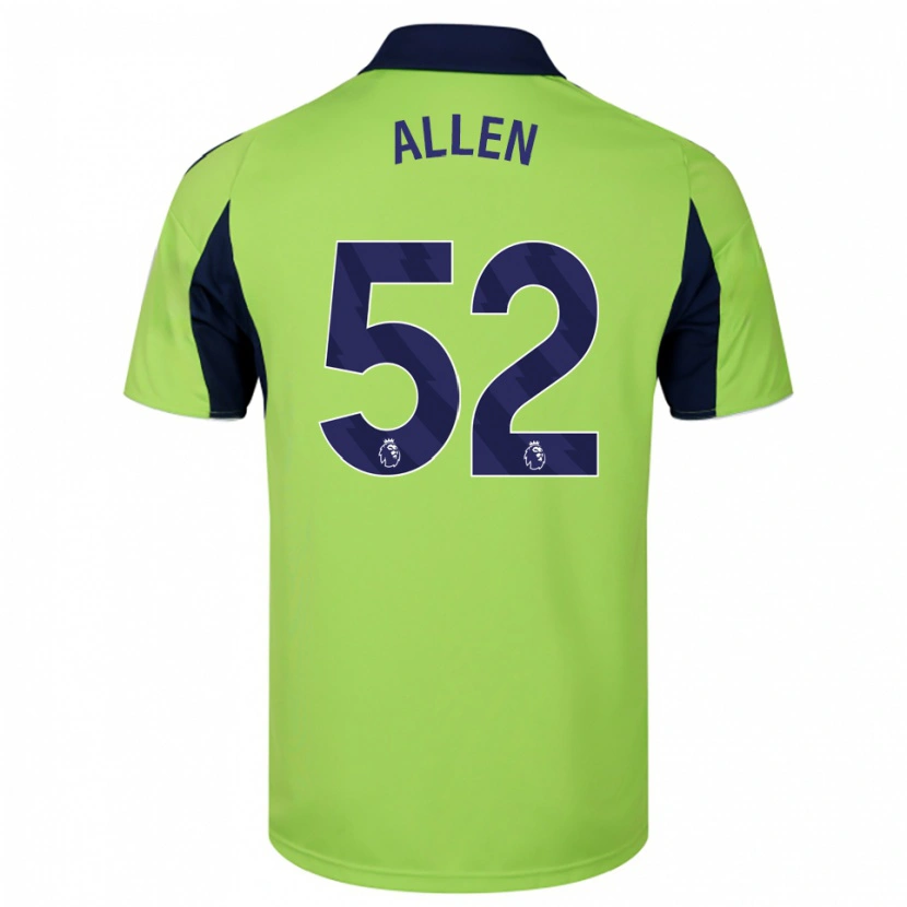 Danxen Herren Michael Allen #52 Grün Marineblau Weiß Auswärtstrikot Trikot 2025/26 T-Shirt Schweiz
