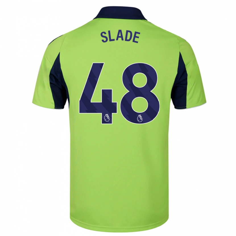 Danxen Herren Bradley Slade #48 Grün Marineblau Weiß Auswärtstrikot Trikot 2025/26 T-Shirt Schweiz