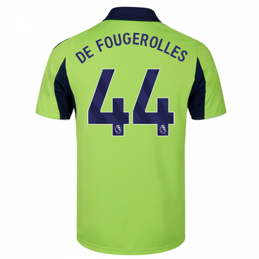 Danxen Herren Luc De Fougerolles #44 Grün Marineblau Weiß Auswärtstrikot Trikot 2025/26 T-Shirt Schweiz