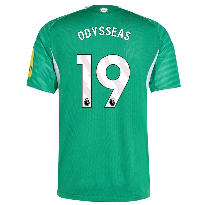 Danxen Herren Odysseas Vlachodimos #19 Grün Weiß Auswärtstrikot Trikot 2025/26 T-Shirt Schweiz