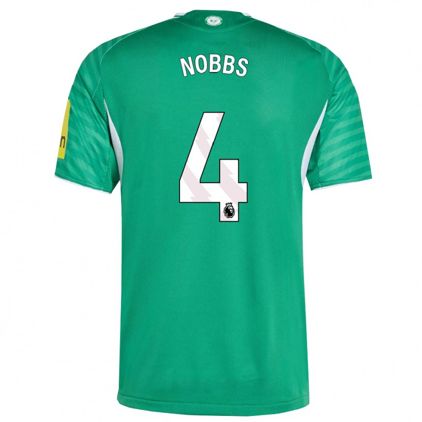Danxen Herren Jordan Nobbs #4 Grün Weiß Auswärtstrikot Trikot 2025/26 T-Shirt Schweiz