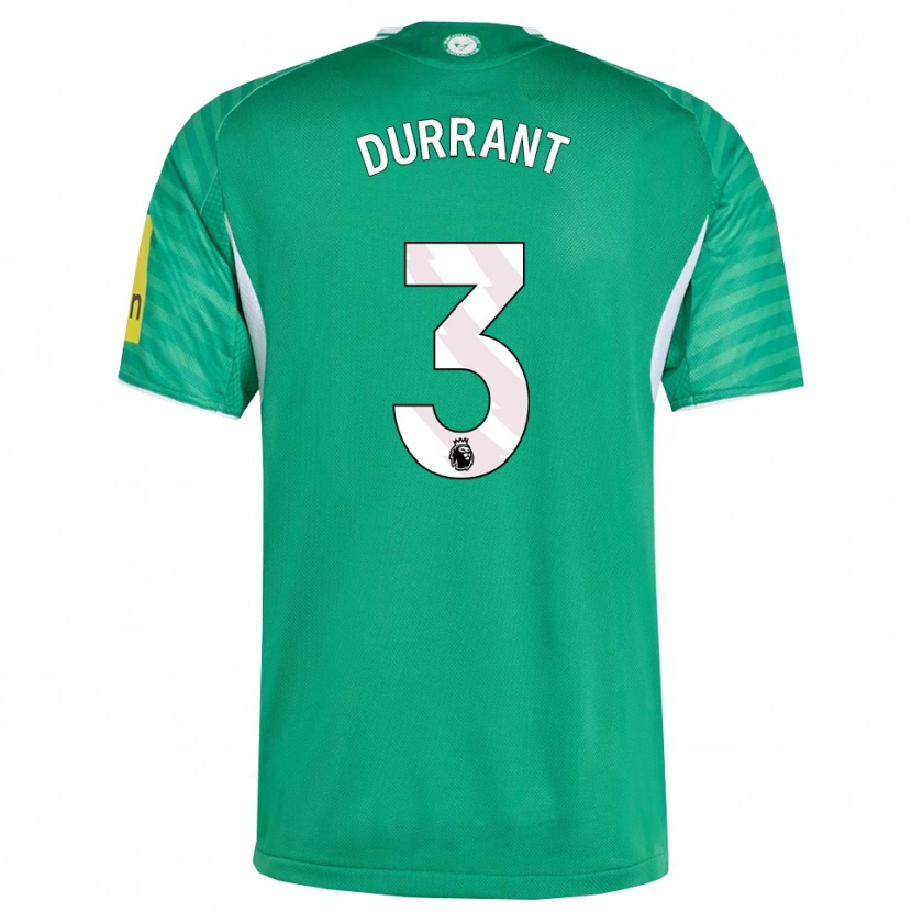 Danxen Herren Jake Durrant #3 Grün Weiß Auswärtstrikot Trikot 2025/26 T-Shirt Schweiz