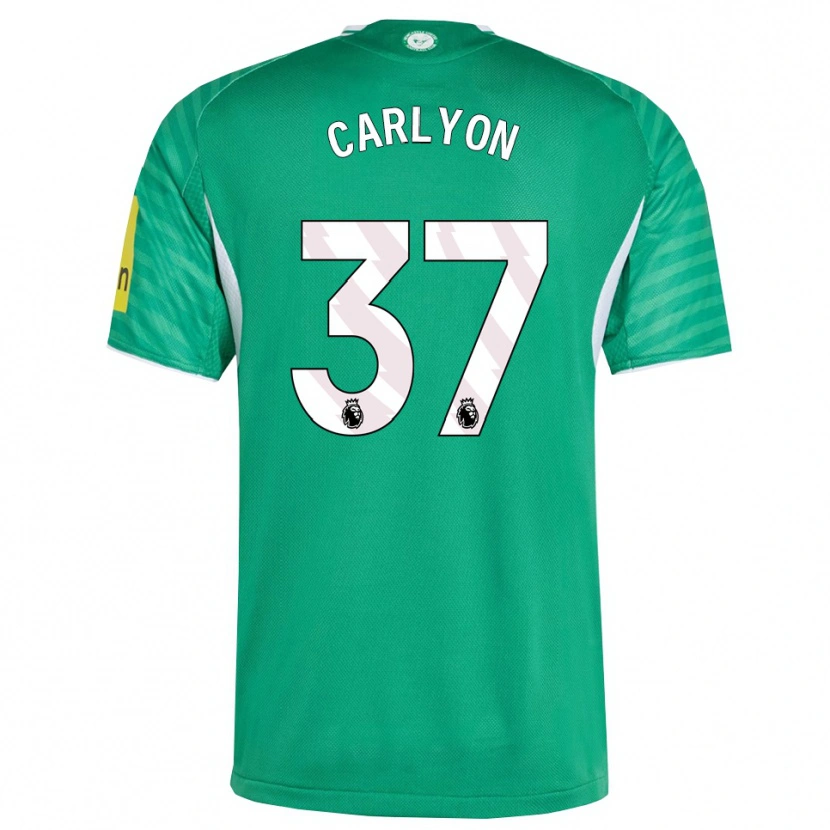 Danxen Herren Nathan Carlyon #37 Grün Weiß Auswärtstrikot Trikot 2025/26 T-Shirt Schweiz