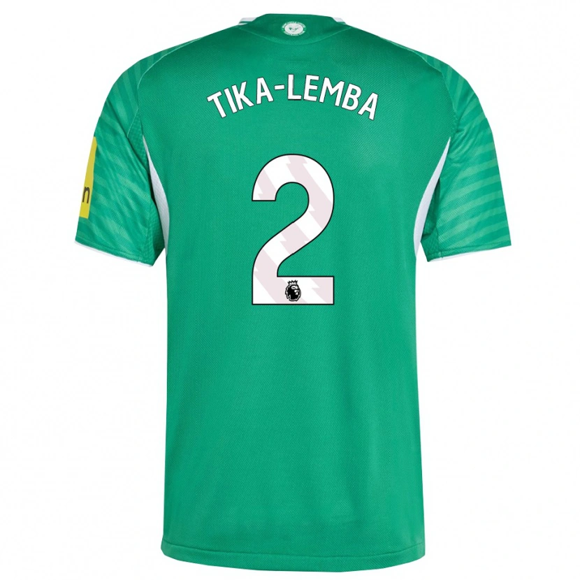 Danxen Herren Ezra Tika-Lemba #2 Grün Weiß Auswärtstrikot Trikot 2025/26 T-Shirt Schweiz