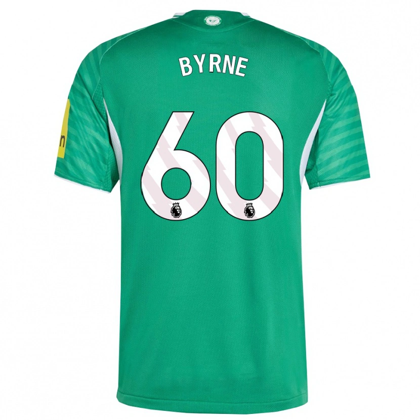Danxen Herren Reece Byrne #60 Grün Weiß Auswärtstrikot Trikot 2025/26 T-Shirt Schweiz