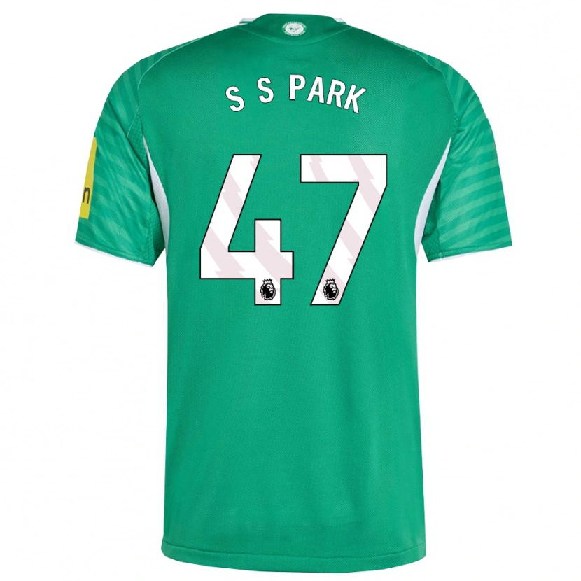 Danxen Herren Seung-Soo Park #47 Grün Weiß Auswärtstrikot Trikot 2025/26 T-Shirt Schweiz