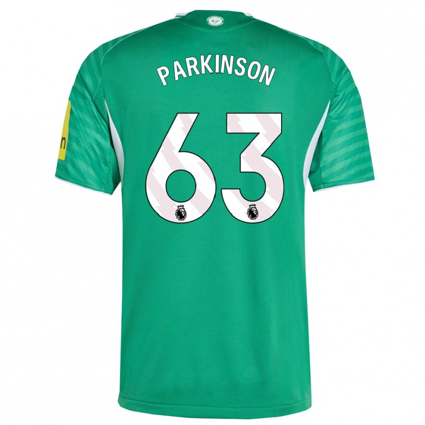 Danxen Herren Ben Parkinson #63 Grün Weiß Auswärtstrikot Trikot 2025/26 T-Shirt Schweiz