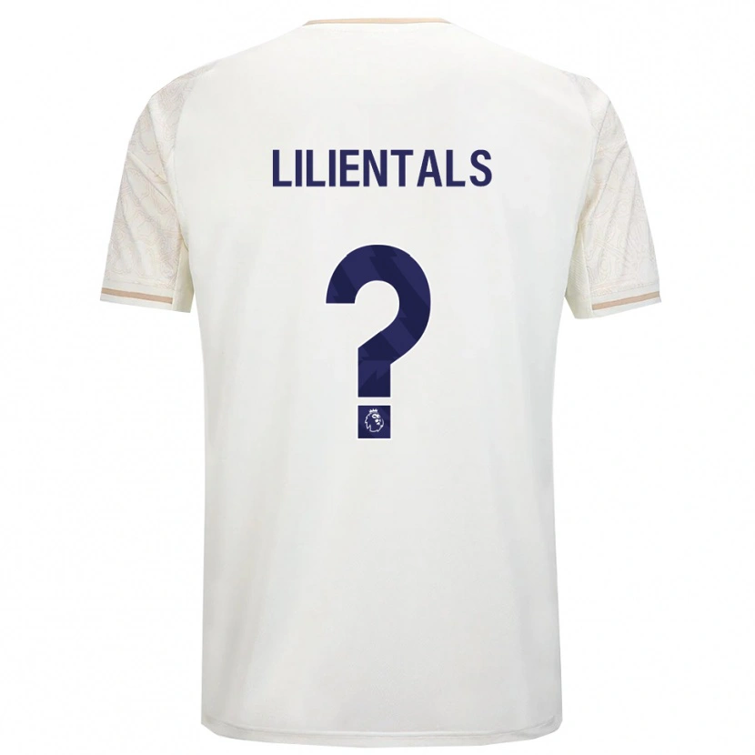 Danxen Herren Matiss Lilientals #0 Creme Weiß Schwarz Auswärtstrikot Trikot 2025/26 T-Shirt Schweiz