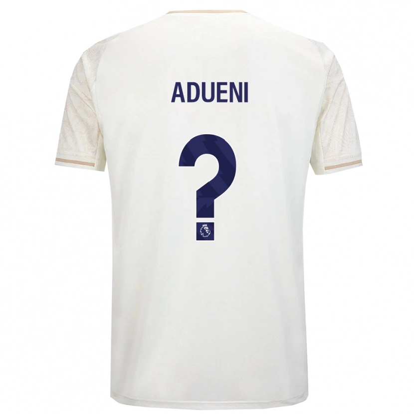 Danxen Herren Kevin Adueni #0 Creme Weiß Schwarz Auswärtstrikot Trikot 2025/26 T-Shirt Schweiz