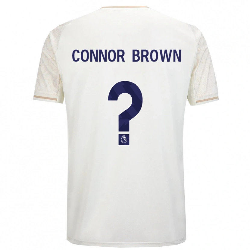 Danxen Herren Connor Brown #0 Creme Weiß Schwarz Auswärtstrikot Trikot 2025/26 T-Shirt Schweiz
