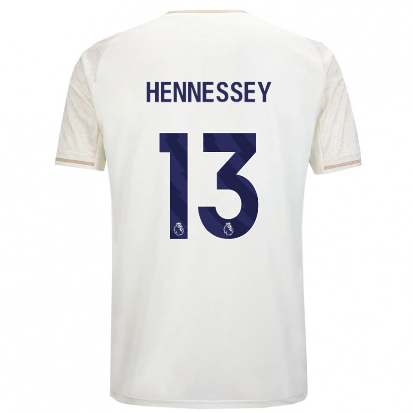 Danxen Herren Wayne Hennessey #13 Creme Weiß Schwarz Auswärtstrikot Trikot 2025/26 T-Shirt Schweiz