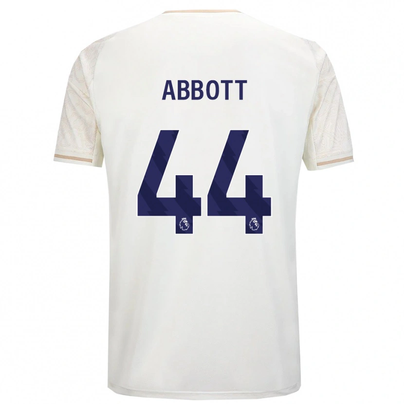 Danxen Herren Zach Abbott #44 Creme Weiß Schwarz Auswärtstrikot Trikot 2025/26 T-Shirt Schweiz