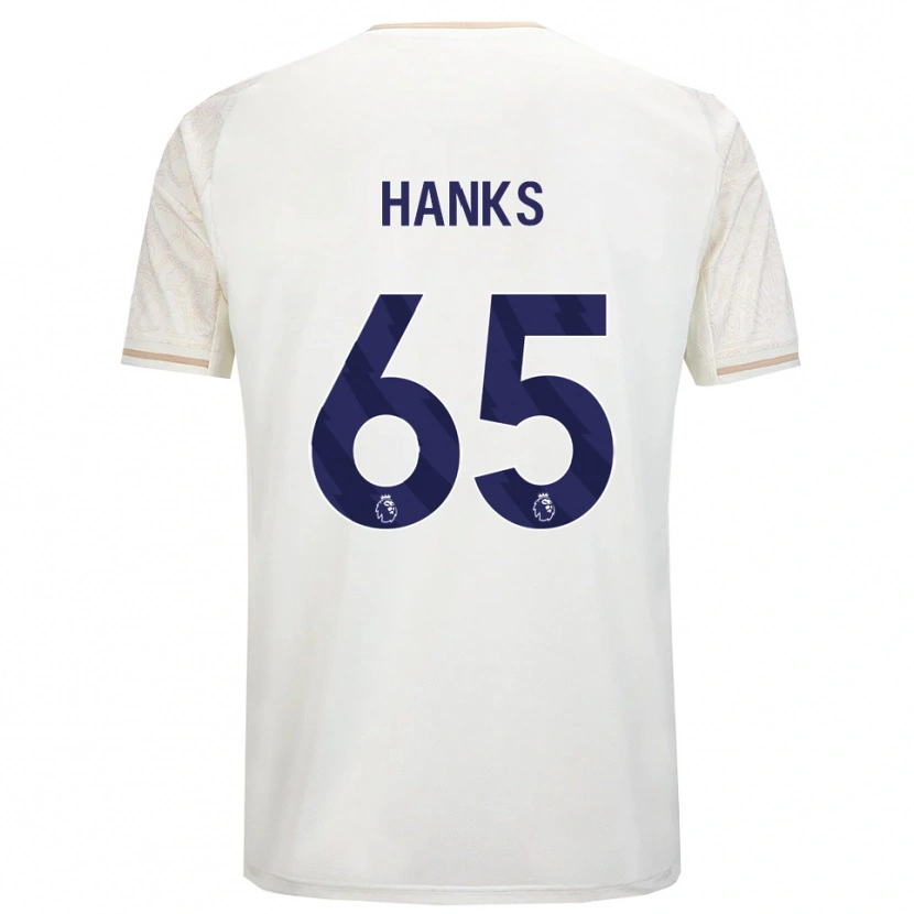 Danxen Herren Justin Hanks #65 Creme Weiß Schwarz Auswärtstrikot Trikot 2025/26 T-Shirt Schweiz