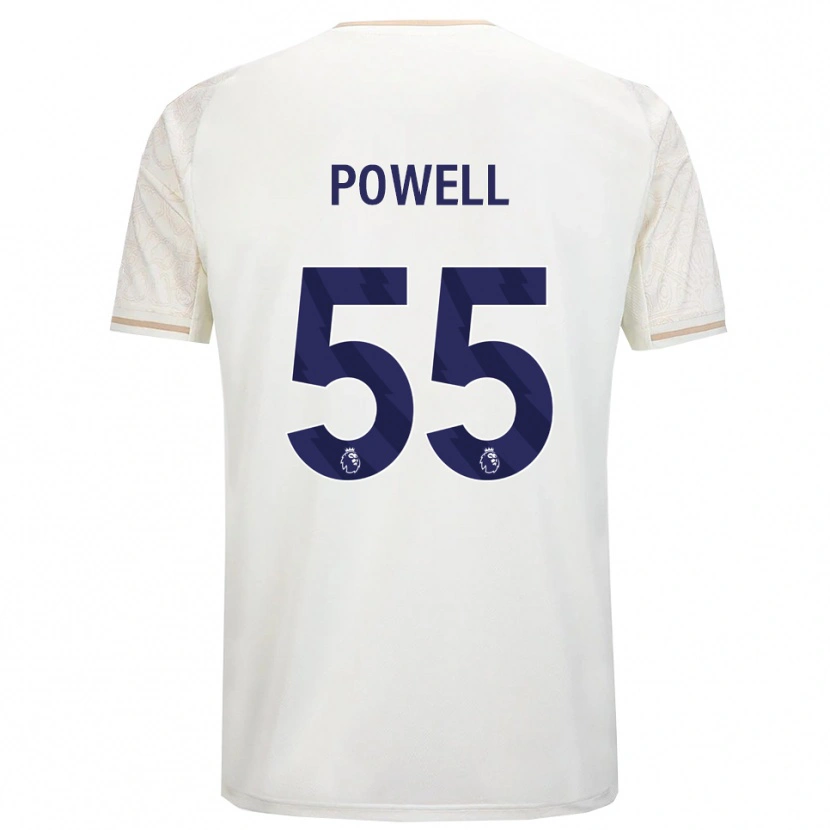 Danxen Herren Josh Powell #55 Creme Weiß Schwarz Auswärtstrikot Trikot 2025/26 T-Shirt Schweiz