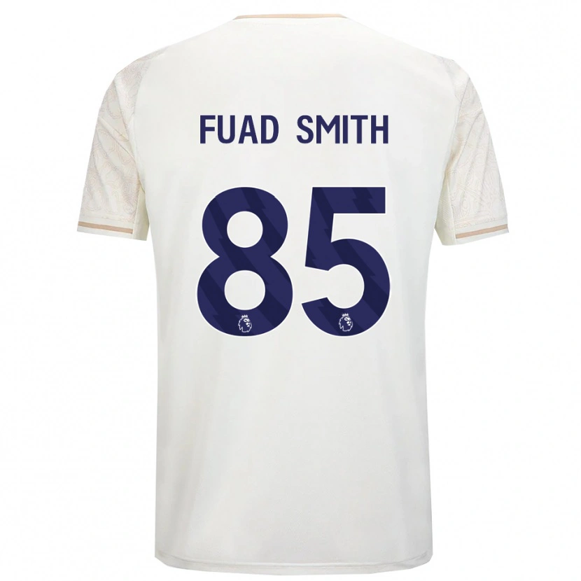 Danxen Herren Fuad Smith #85 Creme Weiß Schwarz Auswärtstrikot Trikot 2025/26 T-Shirt Schweiz