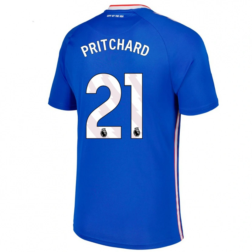 Danxen Herren Alex Pritchard #21 Blau Weiß Auswärtstrikot Trikot 2025/26 T-Shirt Schweiz