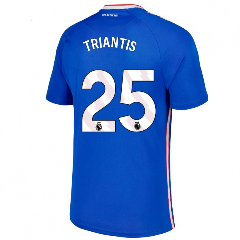 Danxen Herren Nectarios Triantis #25 Blau Weiß Auswärtstrikot Trikot 2025/26 T-Shirt Schweiz