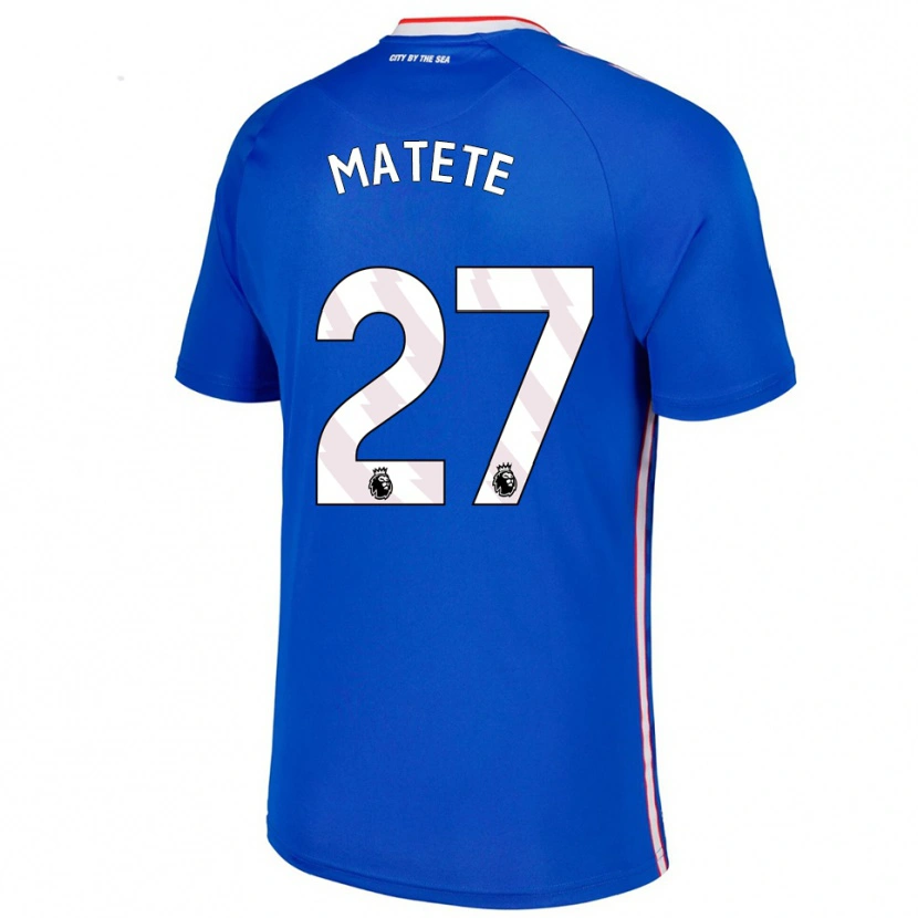 Danxen Herren Jay Matete #27 Blau Weiß Auswärtstrikot Trikot 2025/26 T-Shirt Schweiz