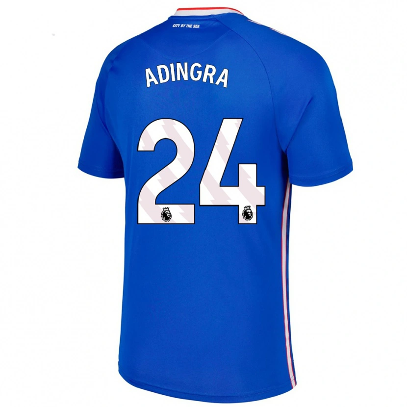 Danxen Herren Simon Adingra #24 Blau Weiß Auswärtstrikot Trikot 2025/26 T-Shirt Schweiz