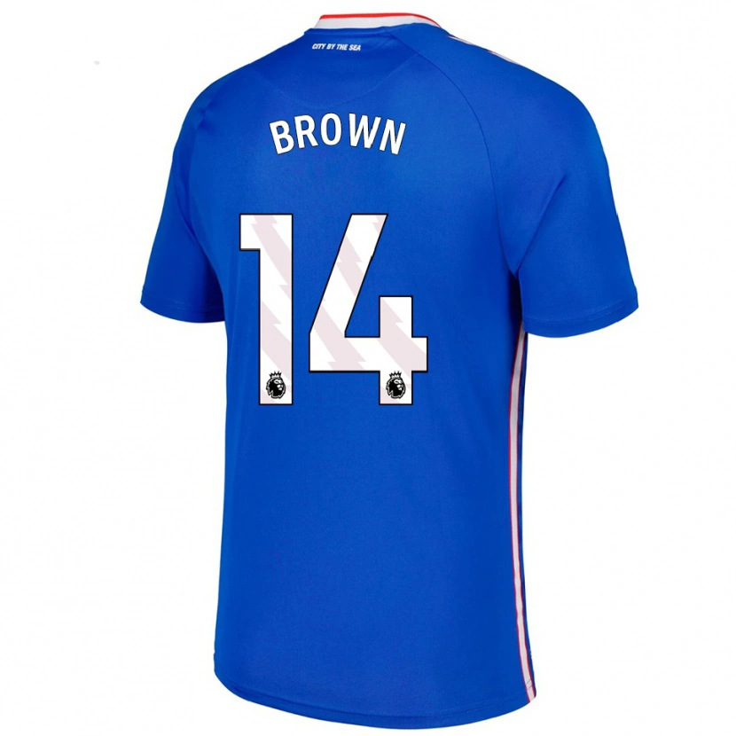 Danxen Herren Jay Brown #14 Blau Weiß Auswärtstrikot Trikot 2025/26 T-Shirt Schweiz
