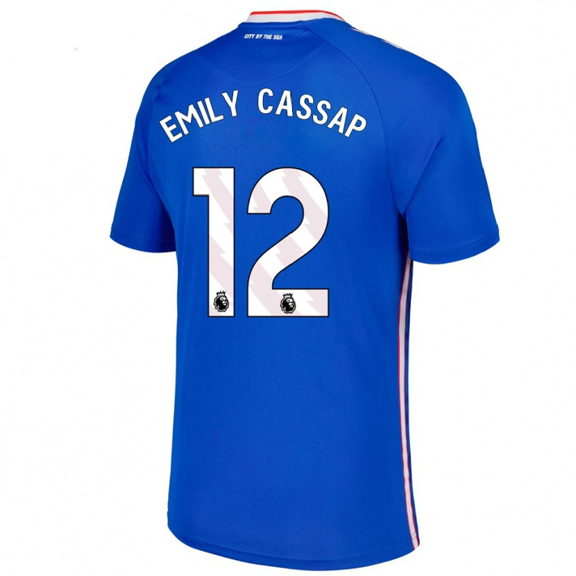 Danxen Herren Emily Cassap #12 Blau Weiß Auswärtstrikot Trikot 2025/26 T-Shirt Schweiz