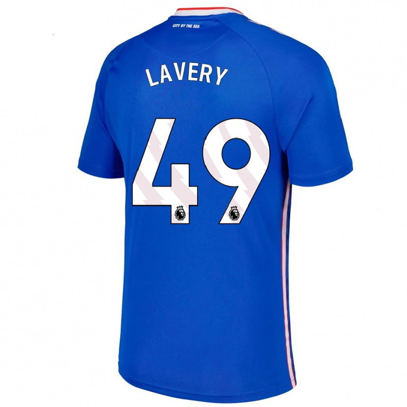 Danxen Herren Tom Lavery #49 Blau Weiß Auswärtstrikot Trikot 2025/26 T-Shirt Schweiz