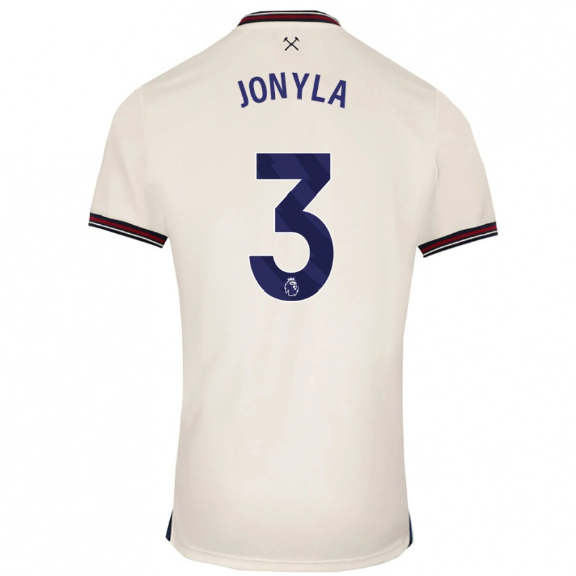 Danxen Herren Tomas Jonyla #3 Creme Weiß Auswärtstrikot Trikot 2025/26 T-Shirt Schweiz