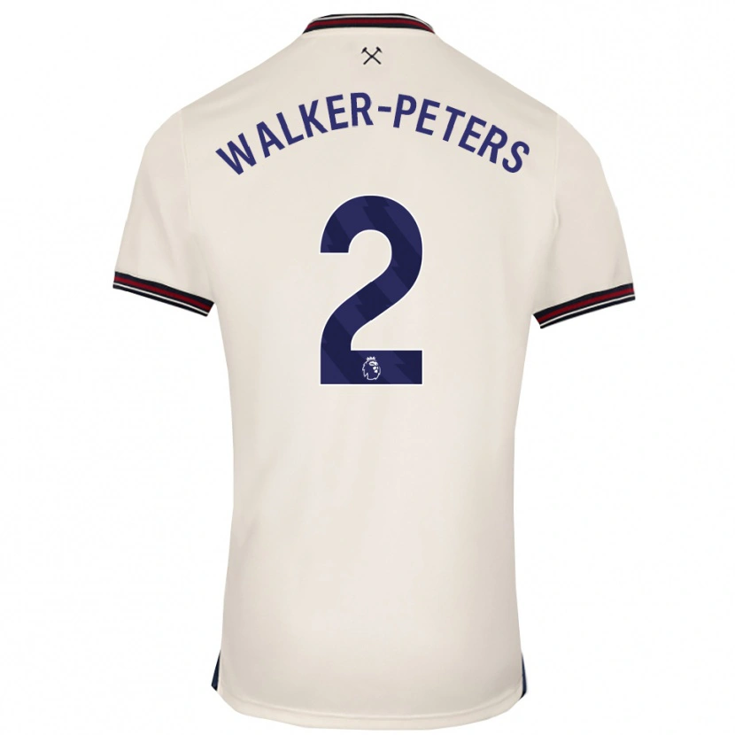 Danxen Herren Kyle Walker-Peters #2 Creme Weiß Auswärtstrikot Trikot 2025/26 T-Shirt Schweiz