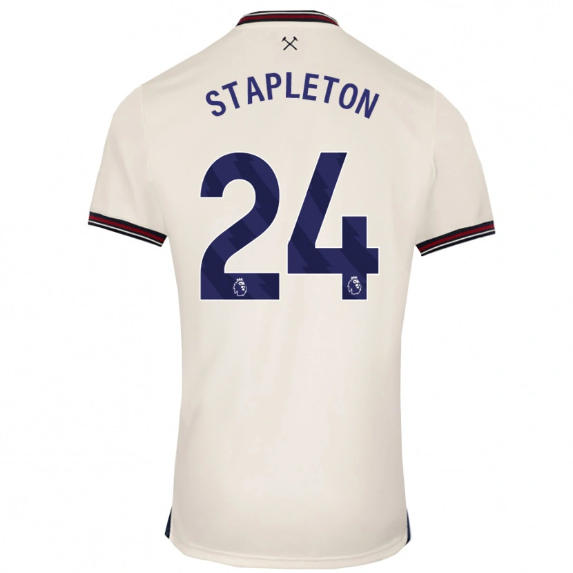 Danxen Herren Jessie Stapleton #24 Creme Weiß Auswärtstrikot Trikot 2025/26 T-Shirt Schweiz