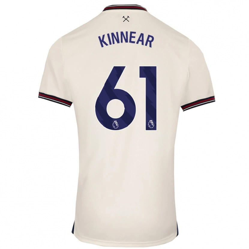 Danxen Herren Brian Kinnear #61 Creme Weiß Auswärtstrikot Trikot 2025/26 T-Shirt Schweiz