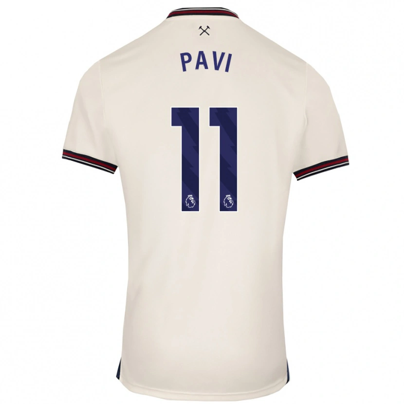 Danxen Herren Manuela Paví #11 Creme Weiß Auswärtstrikot Trikot 2025/26 T-Shirt Schweiz