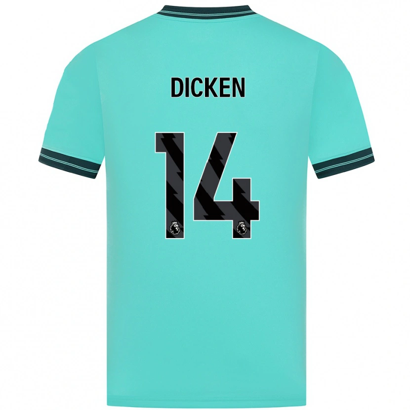Danxen Herren Amy Dicken #14 Himmelblau Grün Auswärtstrikot Trikot 2025/26 T-Shirt Schweiz