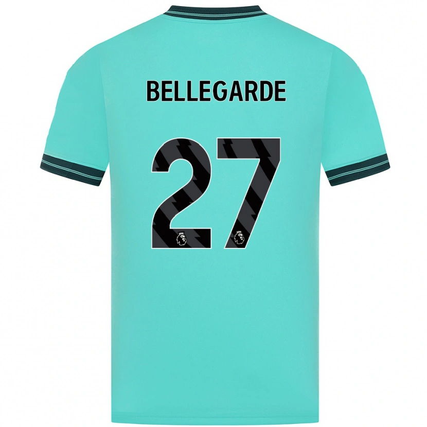 Danxen Herren Jean-Ricner Bellegarde #27 Himmelblau Grün Auswärtstrikot Trikot 2025/26 T-Shirt Schweiz