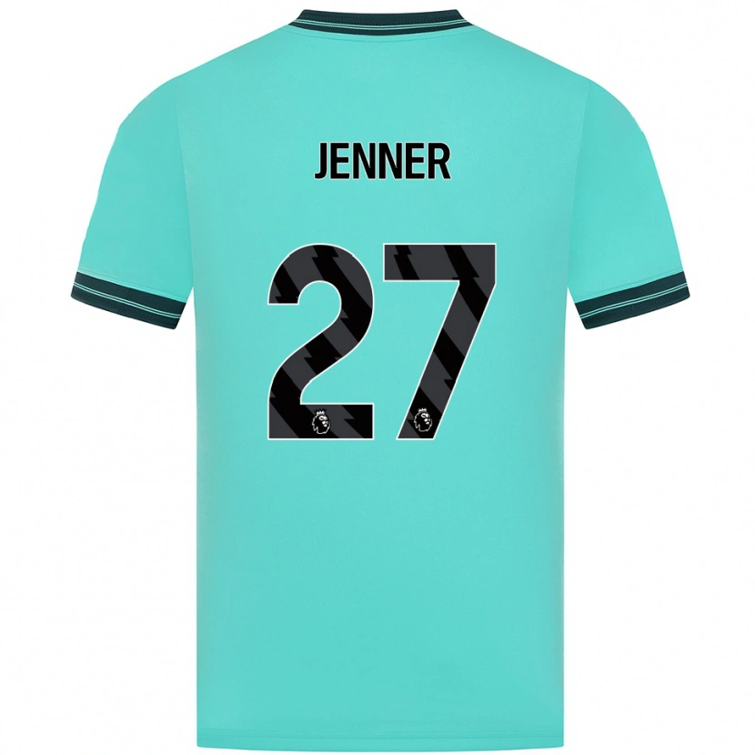 Danxen Herren Abbi Jenner #27 Himmelblau Grün Auswärtstrikot Trikot 2025/26 T-Shirt Schweiz