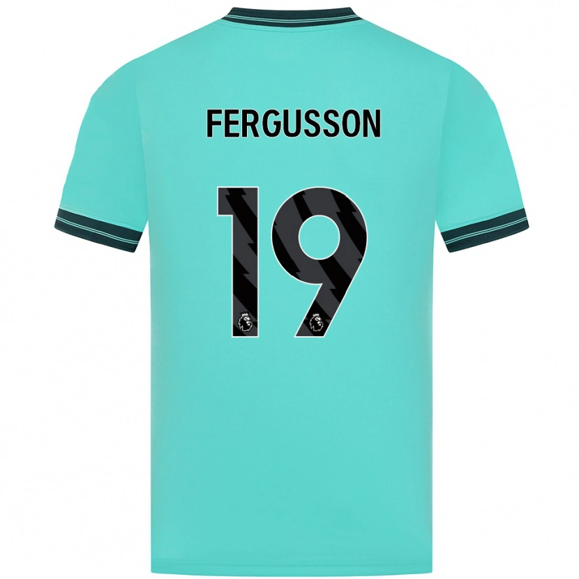 Danxen Herren Liv Fergusson #19 Himmelblau Grün Auswärtstrikot Trikot 2025/26 T-Shirt Schweiz