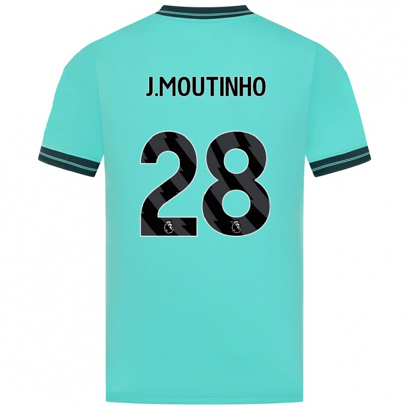 Danxen Herren Joao Moutinho #28 Himmelblau Grün Auswärtstrikot Trikot 2025/26 T-Shirt Schweiz