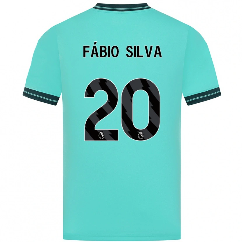 Danxen Herren Fábio Silva #20 Himmelblau Grün Auswärtstrikot Trikot 2025/26 T-Shirt Schweiz