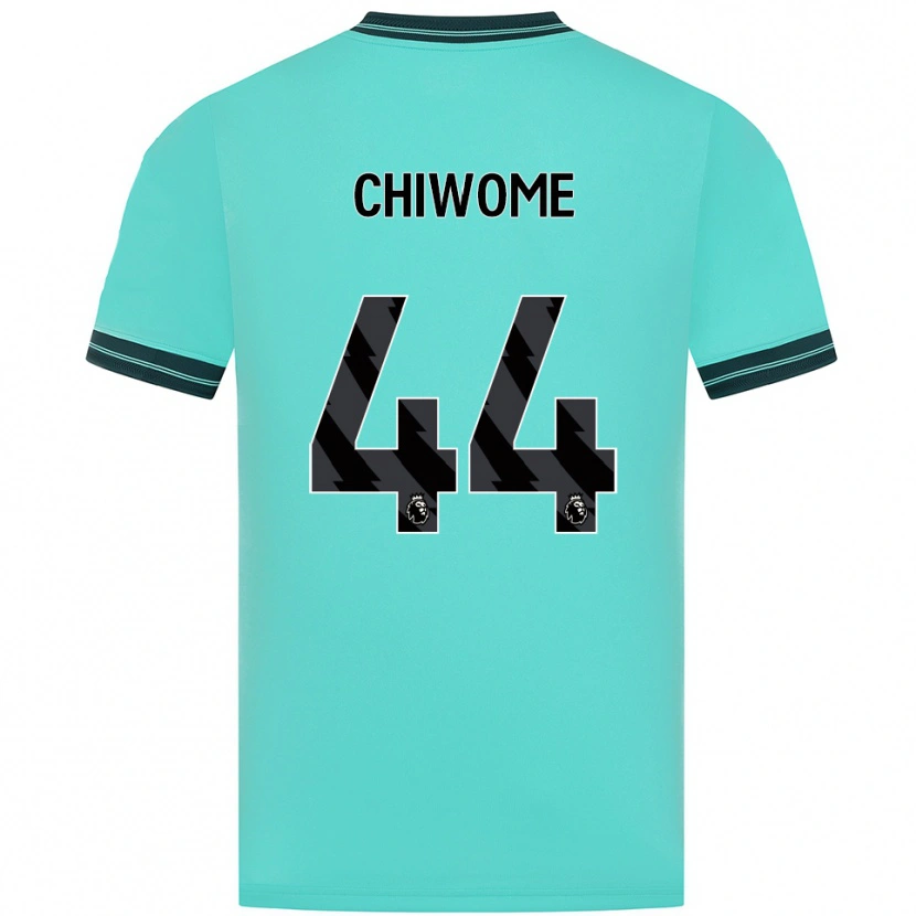 Danxen Herren Leon Chiwome #44 Himmelblau Grün Auswärtstrikot Trikot 2025/26 T-Shirt Schweiz
