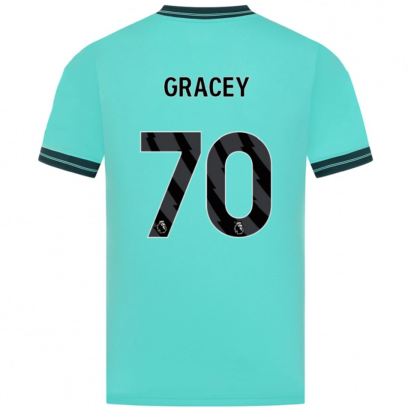Danxen Herren Josh Gracey #70 Himmelblau Grün Auswärtstrikot Trikot 2025/26 T-Shirt Schweiz